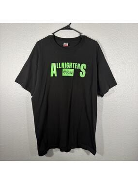 Vintage 90s “All Nighters” Coors Beer Promo Single Stitch Shirt FOTL Men Size XL